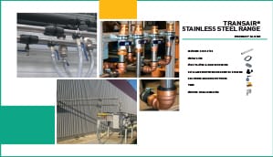 Transair stainless steel ranges